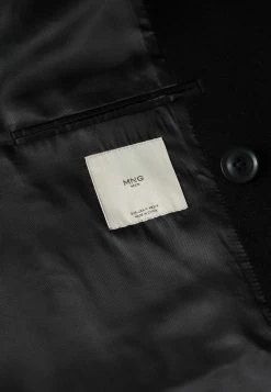 Mango LIVORNO - Kurzmantel - Black | Herren -Mango Populaire Boutique 007d378cbfea4c87ae35e55005a16032