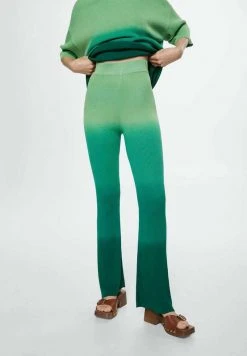 Mango SNAKE - Stoffhose - Green | Damen