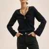 Mango ELVIS - Bluse - Zwart | Damen