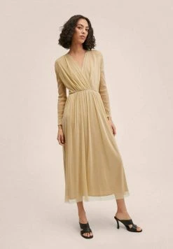 Mango BREEZE - Maxikleid - Gold | Damen