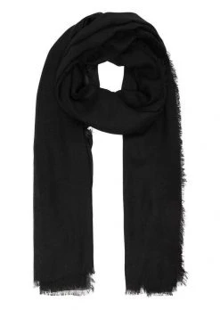Mango Schal - Zwart | Damen