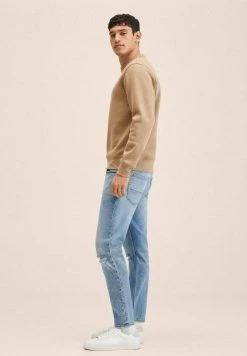 Mango TOMAS - Jeans Slim Fit - Bleu Moyen | Herren -Mango Populaire Boutique 0257e0b7d9cb4f64a8ef2e776b2cb950