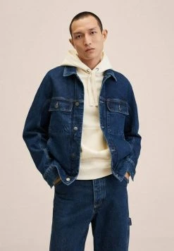 Mango HIERRO - Jeansjacke - Dark Blue | Herren