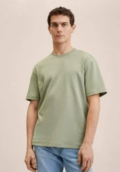 Mango KIMI - T-Shirt Basic - Vert Moyen | Herren