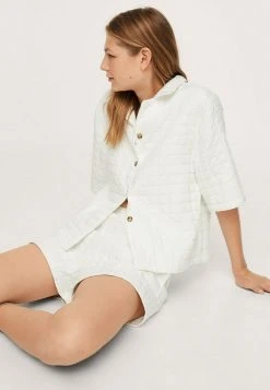 Mango BUBBLE-H - Shorts - White | Damen -Mango Populaire Boutique 03f432e2289146daa04f40b313dfd2fa