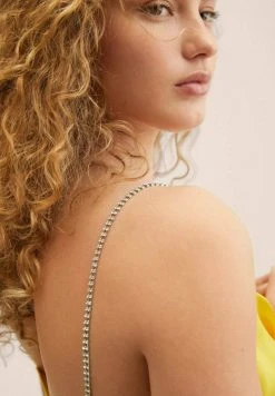 Mango BRIT - Cocktailkleid/festliches Kleid - Pastelgeel | Damen -Mango Populaire Boutique 0411c67ef403424b8c73d19676795e78