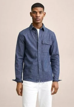 Mango RIPPY - Hemd - Bleu Foncé | Herren