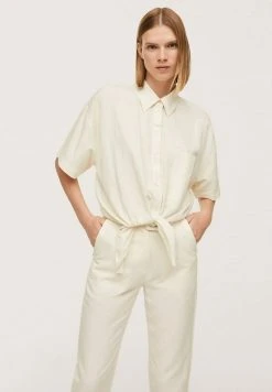 Mango MOGAMBO-H - Hemdbluse - Ecru | Damen