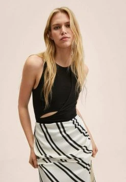 Mango TOTE A - Bleistiftrock - Blanco Roto | Damen -Mango Populaire Boutique 04fea05603304a37b56892723c35cef1