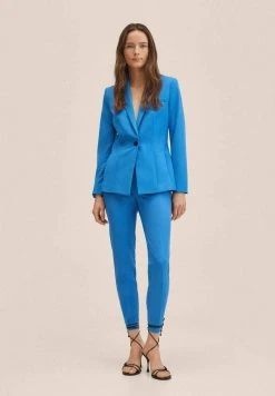 Mango MACARON A - Blazer - Blå | Damen -Mango Populaire Boutique 051f34d5a9d84626a39d699f81bfa77d