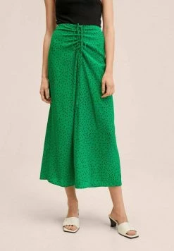 Mango Damen LEO - A-Linien-Rock - Groen