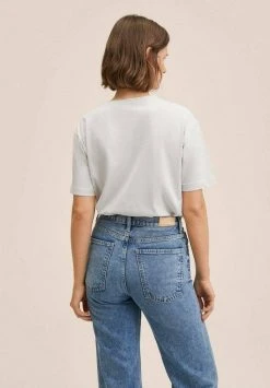 Mango T-Shirt Print - Grijs | Damen -Mango Populaire Boutique 06149c991c2e46e2a69a63380c6b3162