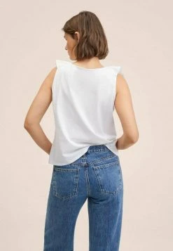 Mango CLARA - Bluse - Blanc | Damen -Mango Populaire Boutique 063729059d8a4a8796e2cb6667afba01