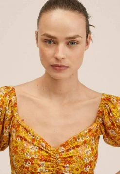 Mango Damen PISA-L - Bluse - Jaune -Mango Populaire Boutique 0689aba38879441cbb2e27abd1fb9a36