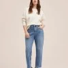 Mango MAR - Jeans Straight Leg - Bleu Moyen | Damen