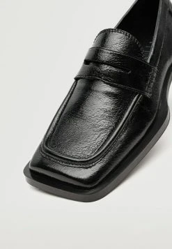 Mango Damen THICK - Slipper - Schwarz -Mango Populaire Boutique 07293ea729f94dc1a35c48325adfe9a8