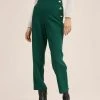 Mango Stoffhose - Verde | Damen -Mango Populaire Boutique 07355e543e094df5a4f39d469cd288f4