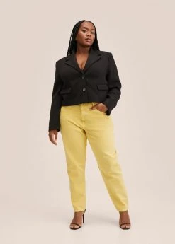 Mango MOM - Stoffhose - Moutarde | Damen