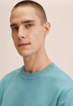 Mango ARRAONA - T-Shirt Basic - Turquoise | Herren -Mango Populaire Boutique 0825fcf4d5ba41e5975c704ac84b546e
