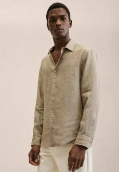 Mango Herren PARROT - Hemd - Marron Moyen