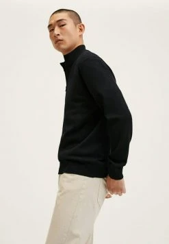 Mango TENC - Sweatjacke - Schwarz | Herren -Mango Populaire Boutique 085ddc01da104666bf99ba6f22eda09c