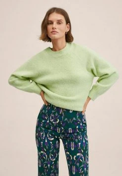 Mango BLOSOM - Strickpullover - Pastellgrün | Damen
