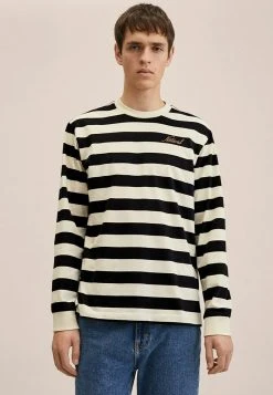 Mango RUGBYP - Langarmshirt - Black | Herren