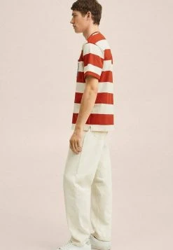 Mango RADIO - T-Shirt Print - Orange | Herren -Mango Populaire Boutique 09e46670658c4cffb38dde4c4c61d1c7