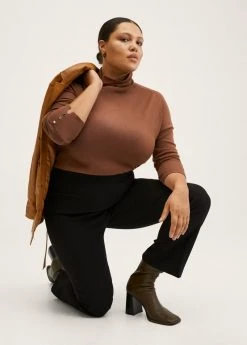 Mango ATENAS - Stoffhose - Zwart | Damen -Mango Populaire Boutique 0a5dea0052794aea8910882ea9939cc7