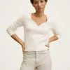 Mango RAIN - Strickpullover - écru | Damen -Mango Populaire Boutique 0a88bfe0786b4863868bd723d7e78838