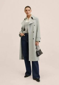 Mango Damen FEBRUARY - Trenchcoat - Aquamarijn