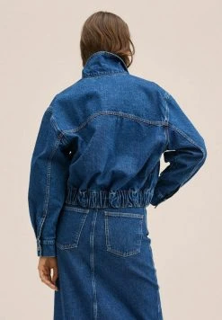Mango MABEL - Jeansjacke - Bleu Foncé | Damen -Mango Populaire Boutique 0c022c8fd4f24c298906fef5bbb773c4