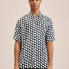 Mango Herren Hemd - Zwart -Mango Populaire Boutique 0c7a08582fd4496b948ec5a93795a6cd