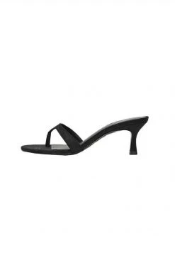 Mango DORA - Pantolette Hoch - Black | Damen