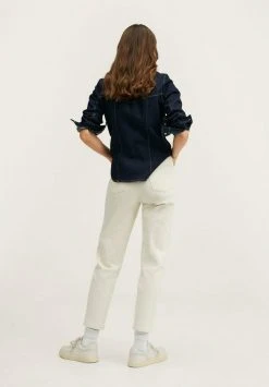 Mango Damen NEWMOM - Jeans Slim Fit - Cremeweiß -Mango Populaire Boutique 0d268d5f24ec4519beda1777ee743f73