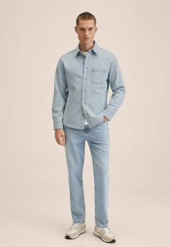 Mango JAZZ - Hemd - Light Blue | Herren -Mango Populaire Boutique 0d879799d1ea4b40b5907a6a0472a31d
