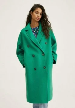 Mango PICAROL - Klassischer Mantel - Green | Damen