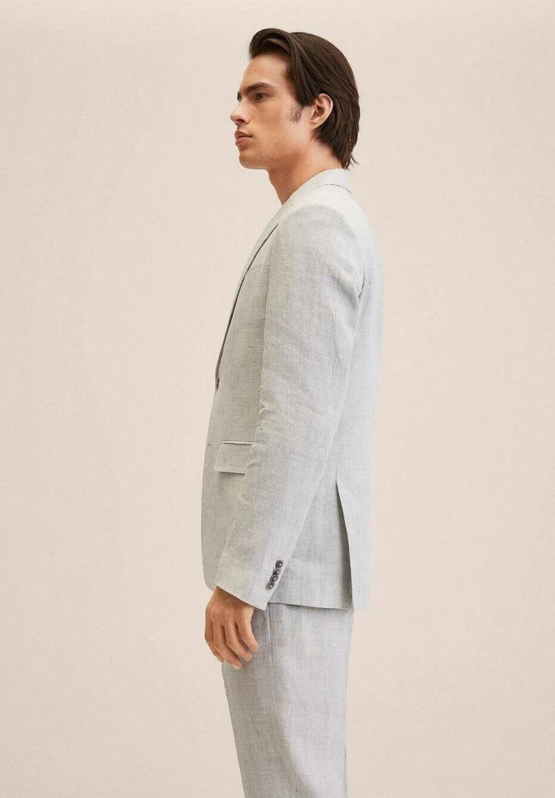 Mango Herren MIAMI - Sakko - Hellgrau Meliert 7 Mango Herren MIAMI - Sakko - Hellgrau Meliert – Bild 5