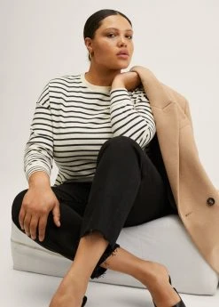 Mango Langarmshirt - Donkermarine | Damen