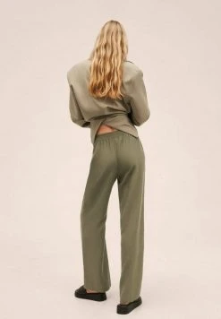 Mango Damen KIMMY - Stoffhose - Kaki -Mango Populaire Boutique 0ee4cd2026104803ac97387ef7975bfc