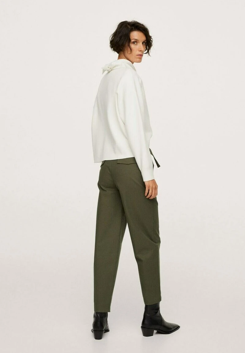 Mango Stoffhose - Kaki | Damen 5 Mango Stoffhose - Kaki | Damen – Bild 3