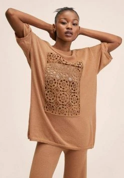 Mango MEDUSA - T-Shirt Print - Bruin | Damen