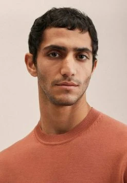 Mango ARRAONA - T-Shirt Basic - Corail | Herren -Mango Populaire Boutique 106dc3713dc34f7b80ef6c04b5d9d678