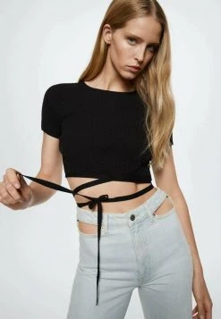 Mango SENSE - Top - Black | Damen