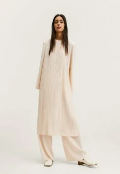 Mango PLAS-A - Jerseykleid - Ecru | Damen