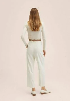 Mango Damen JIM - Stoffhose - Cremeweiß 11 Mango Damen JIM - Stoffhose - Cremeweiß -Mango Populaire Boutique 1159e9c3f9284c0091878c20baeb62d0