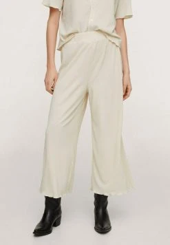 Mango WEST - Stoffhose - Ecru | Damen