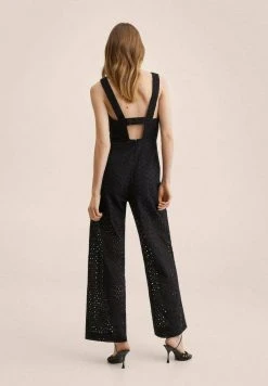Mango HALEY - Jumpsuit - Black | Damen -Mango Populaire Boutique 11b91b3241ec436c840b9fce228dac35