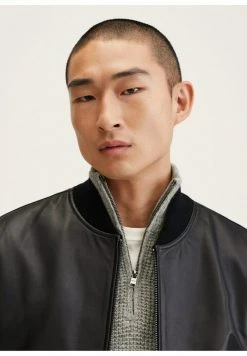 Mango TROY - Lederjacke - Noir | Herren -Mango Populaire Boutique 11c56b877c7d443092596d50c45fc097