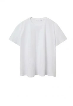 Mango PANUELO - T-Shirt Basic - White | Damen -Mango Populaire Boutique 11c70519905441a2886a0c80c149fc39